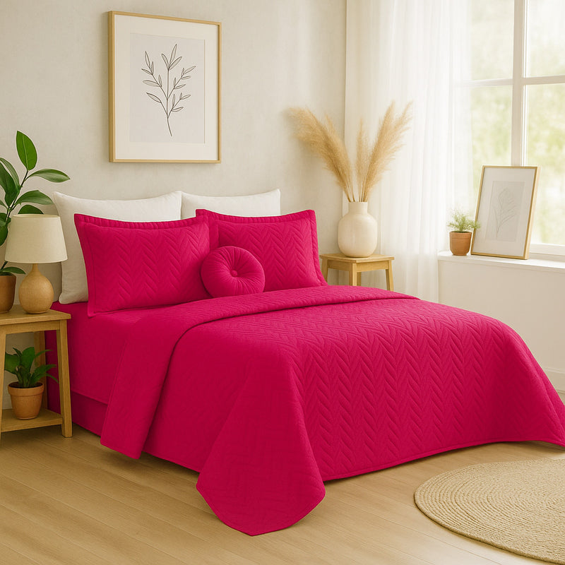 Colcha Cobre Leito Casal + Fronhas