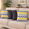 Kit 4 Almofadas Decorativas Estampadas Modernas 50x50 com Enchimento Incluso