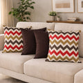 Kit 4 Almofadas Decorativas Estampadas Modernas 50x50 com Enchimento Incluso