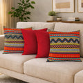 Kit 4 Almofadas Decorativas Estampadas Modernas 50x50 com Enchimento Incluso