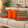 Kit 4 Almofadas Decorativas Estampadas Modernas 50x50 com Enchimento Incluso