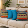 Kit 4 Almofadas Decorativas Estampadas Modernas 50x50 com Enchimento Incluso
