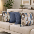 Kit 4 Almofadas Decorativas Estampadas Modernas 50x50 com Enchimento Incluso