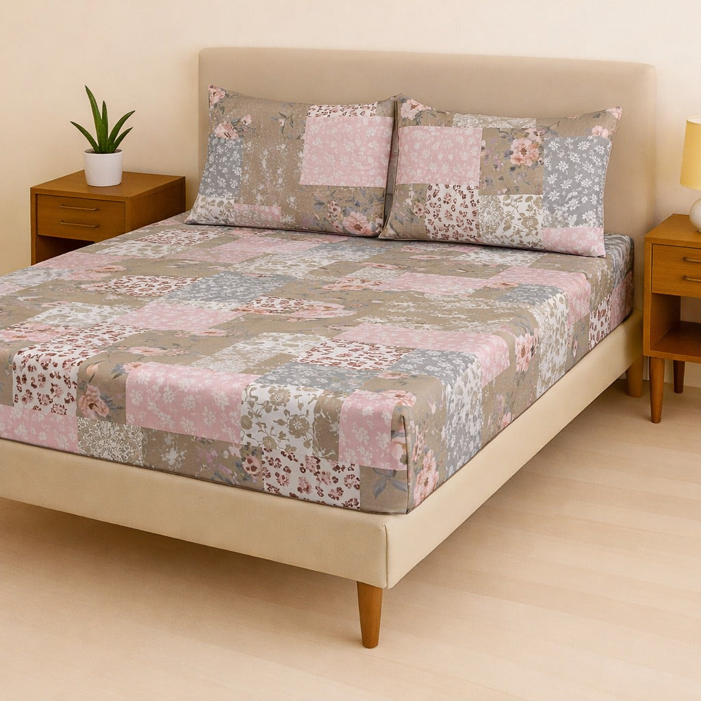Jogo de Cama Casal Box 4 Peças Toque Macio – Micropercal Premium
