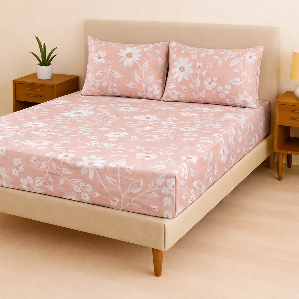 Jogo de Cama Casal Box 4 Peças Toque Macio – Micropercal Premium