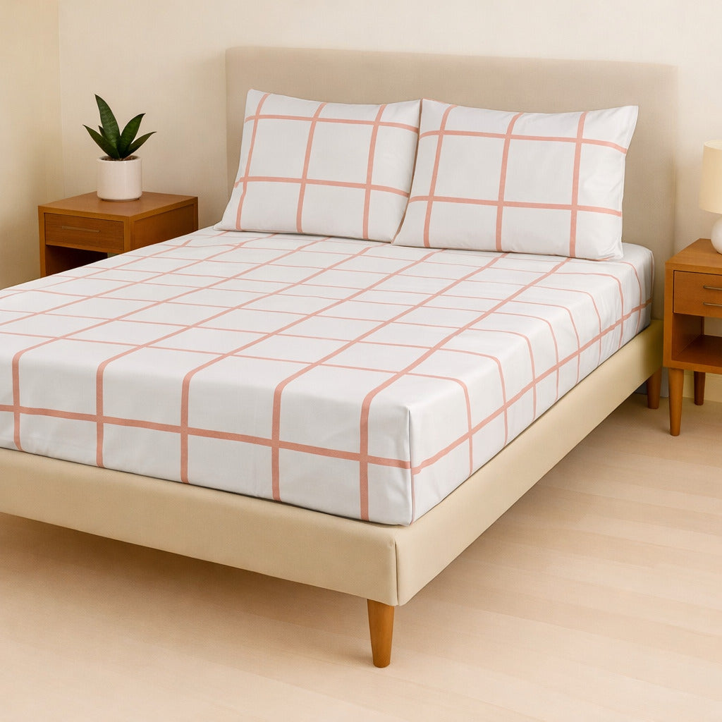 Jogo de Cama Casal Box 4 Peças Toque Macio – Micropercal Premium