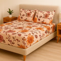 Jogo de Cama Casal 3 Peças Micropercal Premium – Lençol com Elástico e Fronhas