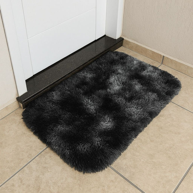Tapete para Quarto Capacho Felpudo 60x40 – Antiderrapante, Macio e Antiácaro