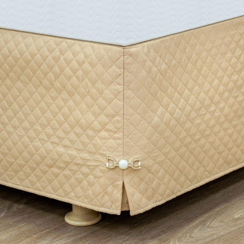 Saia para Cama Box Matelada com Pingente – Solteiro, Casal, Queen e King