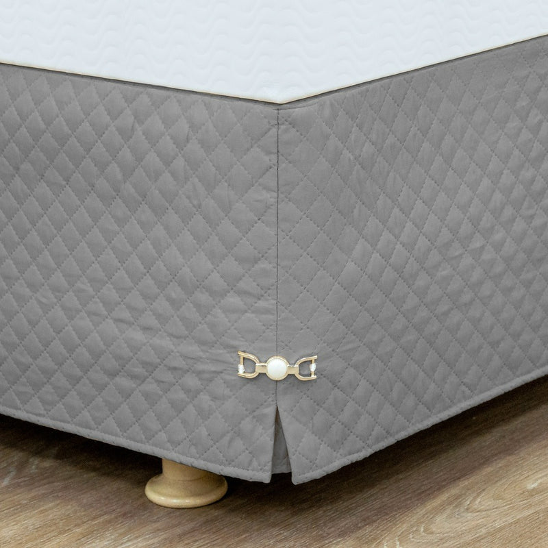 Saia para Cama Box Matelada com Pingente – Solteiro, Casal, Queen e King