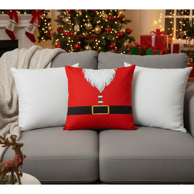 Kit 3 Capas Almofadas Decorativas Natal Papai Noel – Decoração de Natal Para Sala