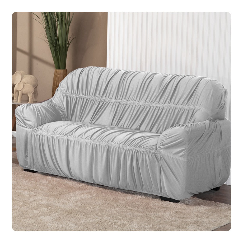 Capa De Sofá Elasticada Malha 3 Lugares Avulsa – Proteção, Conforto e Estilo para Sua Sala