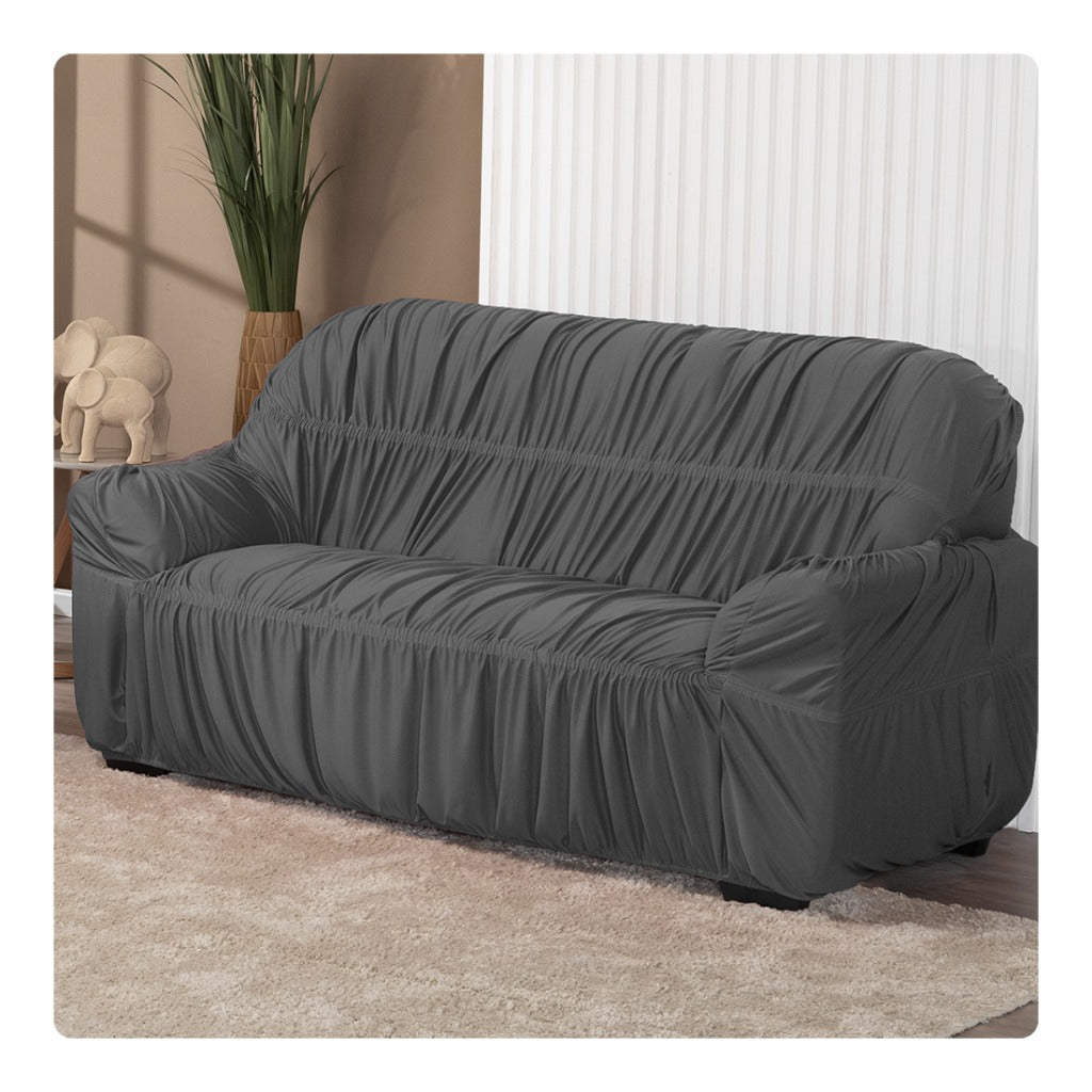 Capa De Sofá Elasticada Malha 3 Lugares Avulsa – Proteção, Conforto e Estilo para Sua Sala