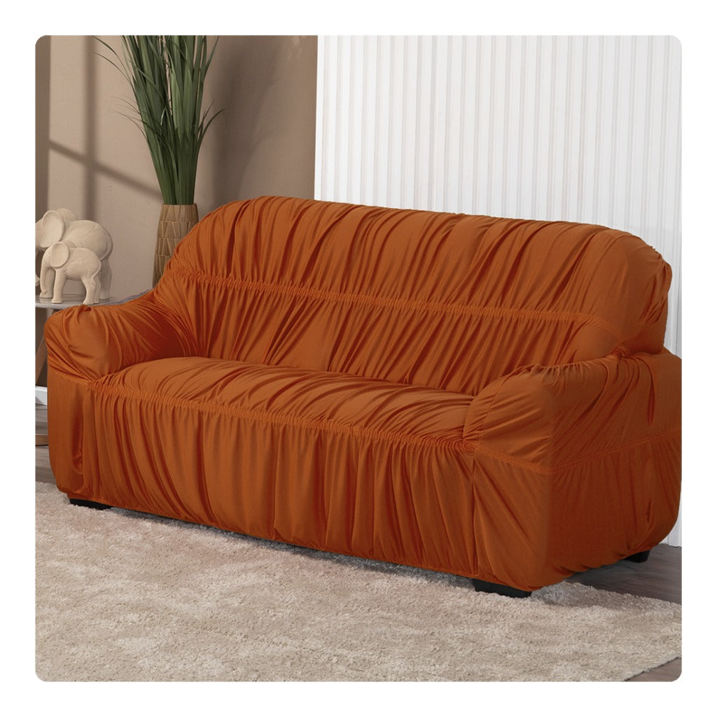 Capa De Sofá Elasticada Malha 3 Lugares Avulsa – Proteção, Conforto e Estilo para Sua Sala