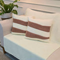 Kit Manta de Tricot Sofá Poltrona 150x100cm Decorativa de Alto Padrão com 2 Capas de Almofadas 45x45cm