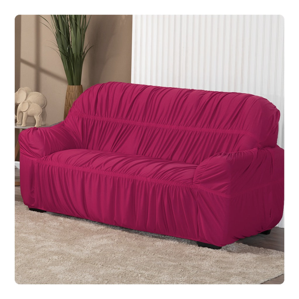Capa De Sofá Elasticada Malha 3 Lugares Avulsa – Proteção, Conforto e Estilo para Sua Sala
