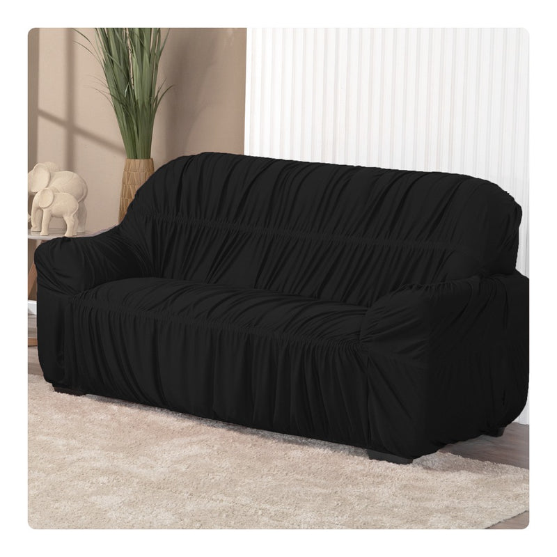 Capa De Sofá Elasticada Malha 3 Lugares Avulsa – Proteção, Conforto e Estilo para Sua Sala