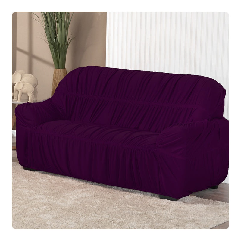 Capa De Sofá Elasticada Malha 3 Lugares Avulsa – Proteção, Conforto e Estilo para Sua Sala