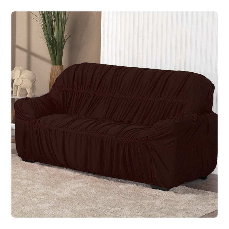 Capa De Sofá Elasticada Malha 3 Lugares Avulsa – Proteção, Conforto e Estilo para Sua Sala