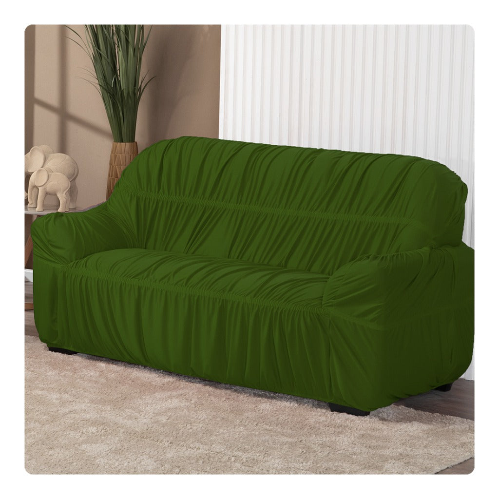 Capa De Sofá Elasticada Malha 3 Lugares Avulsa – Proteção, Conforto e Estilo para Sua Sala