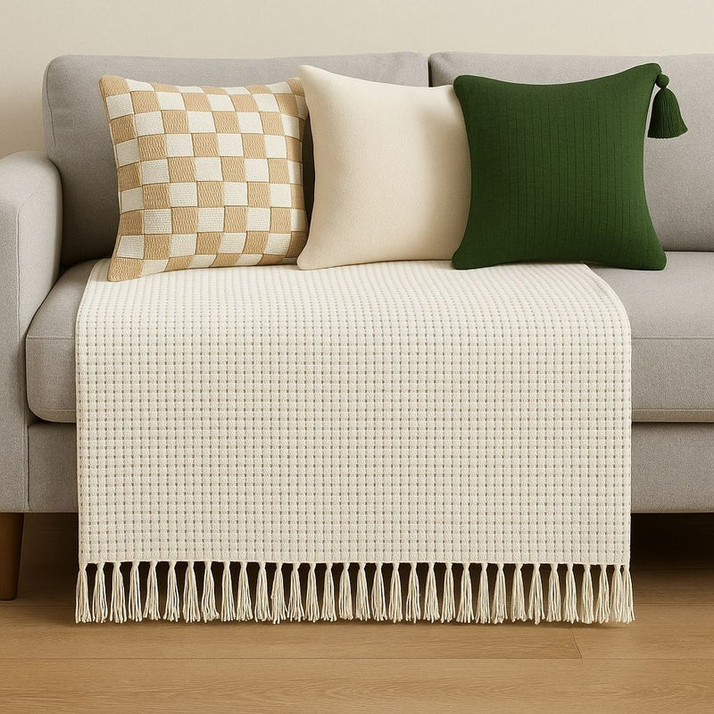 Manta Para Sofá Luxo Gigante 2,40 x 1,80 – 100% Algodão