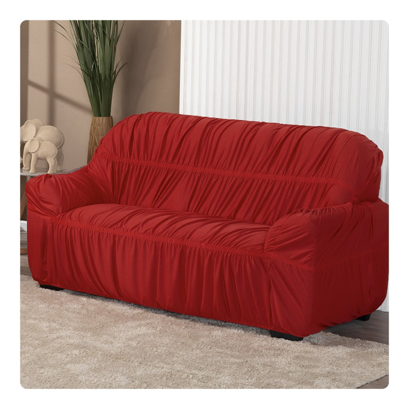 Capa De Sofá Elasticada Malha 3 Lugares Avulsa – Proteção, Conforto e Estilo para Sua Sala