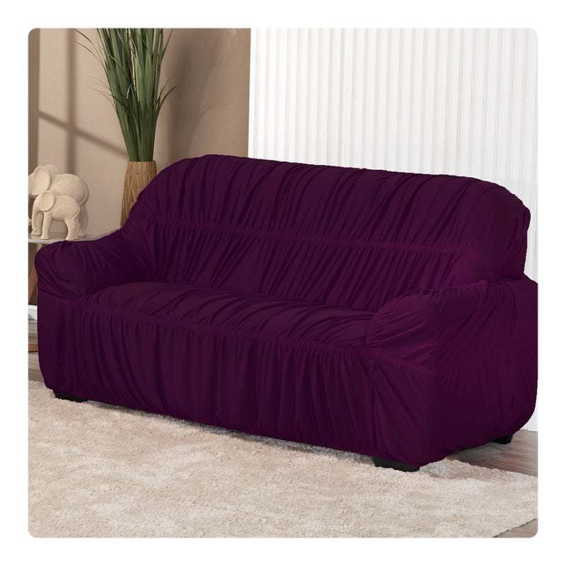 Capa De Sofá Elasticada Malha 3 Lugares Avulsa – Proteção, Conforto e Estilo para Sua Sala