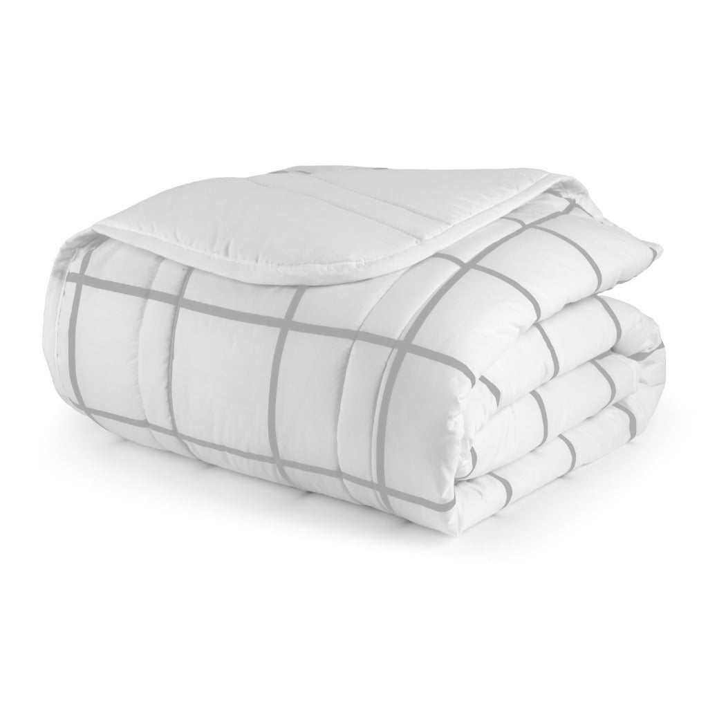 Edredom Dupla Face Casal/Queen Micropercal | Toque Macio e Conforto