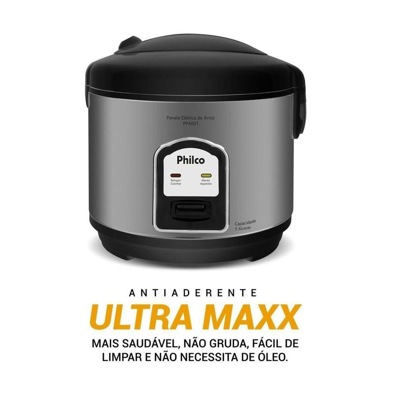 Panela de Arroz Elétrica 5 Xícaras 1,6L – Panela Elétrica Multifuncional - Cazinha - Panela de Arroz Elétrica 5 Xícaras 1,6L – Panela Elétrica Multifuncional