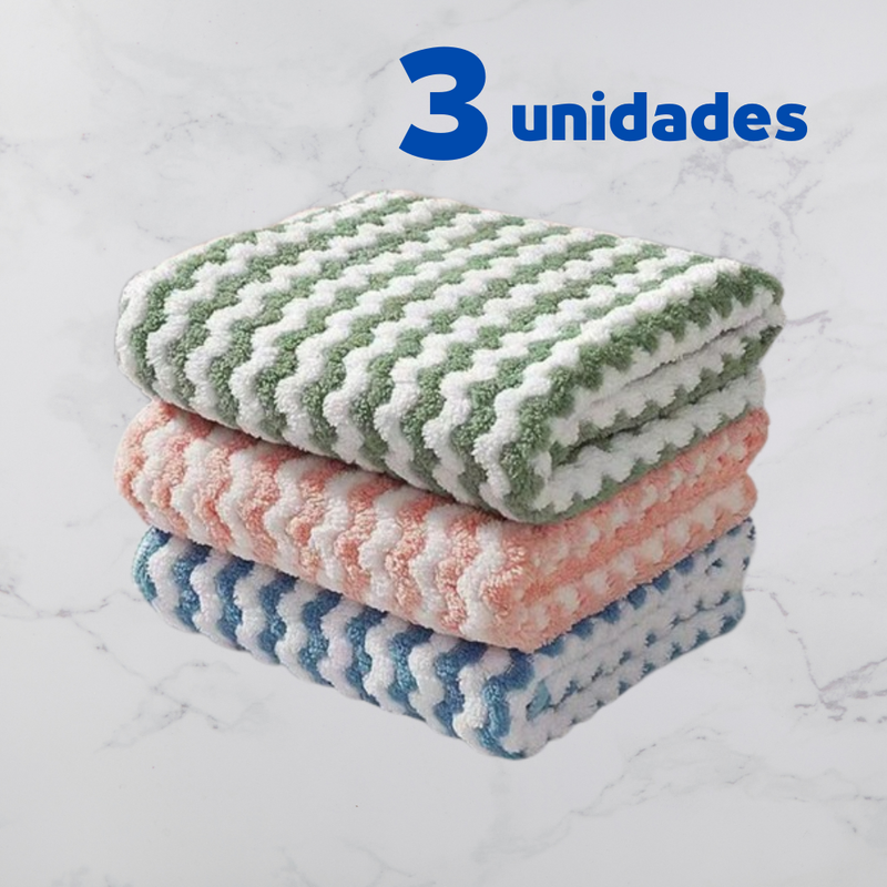 Pano Multiuso - Sua Casa Limpa e Organizada - Microfibra Macia Premium