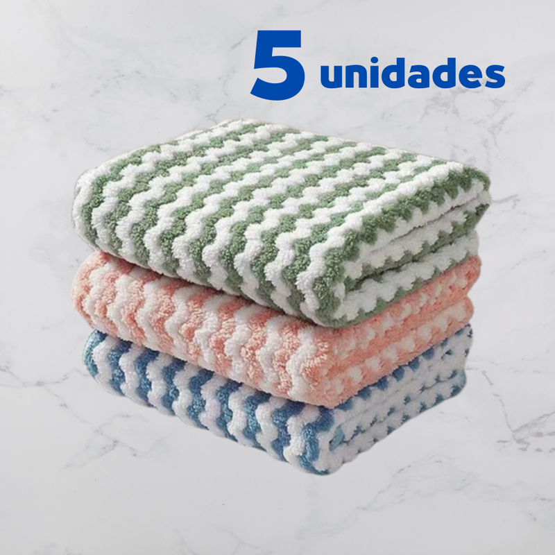 Pano Multiuso - Sua Casa Limpa e Organizada - Microfibra Macia Premium